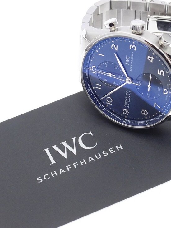 IWC SCHAFFHAUSEN Portugese IW371491 blue Dial Automatic Men\'s Watch_907276 main image 5